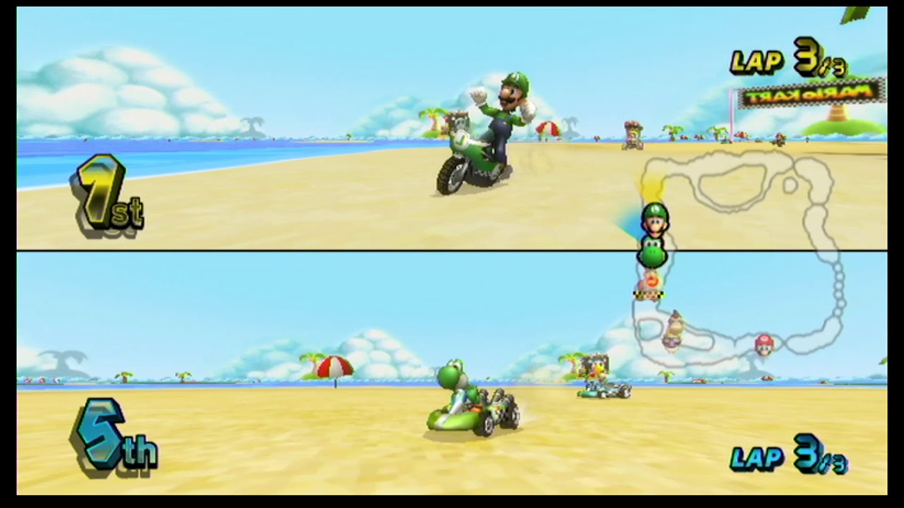 Mario Kart Wii Mirror Mode Banana Cup