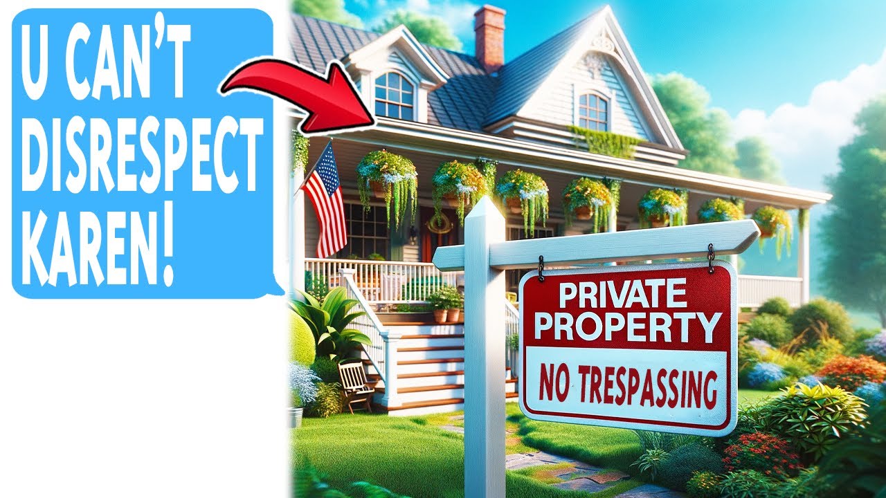 Karen Reports Me For 'Trespassing' In My Own Yard, After I Refuse To Let Her Dogs Run Loose