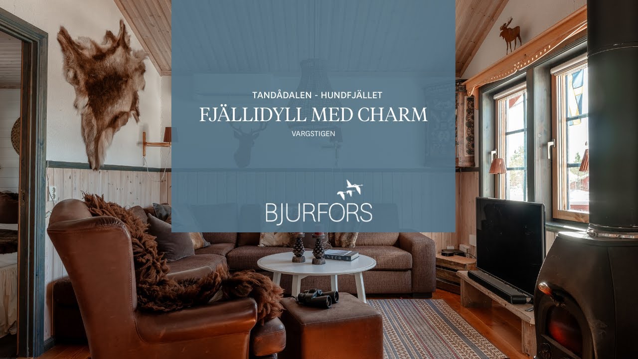 Vidsträckt utsikt, solhörna och fjällcharm – bostadsrätt med huskänsla på Orrliden