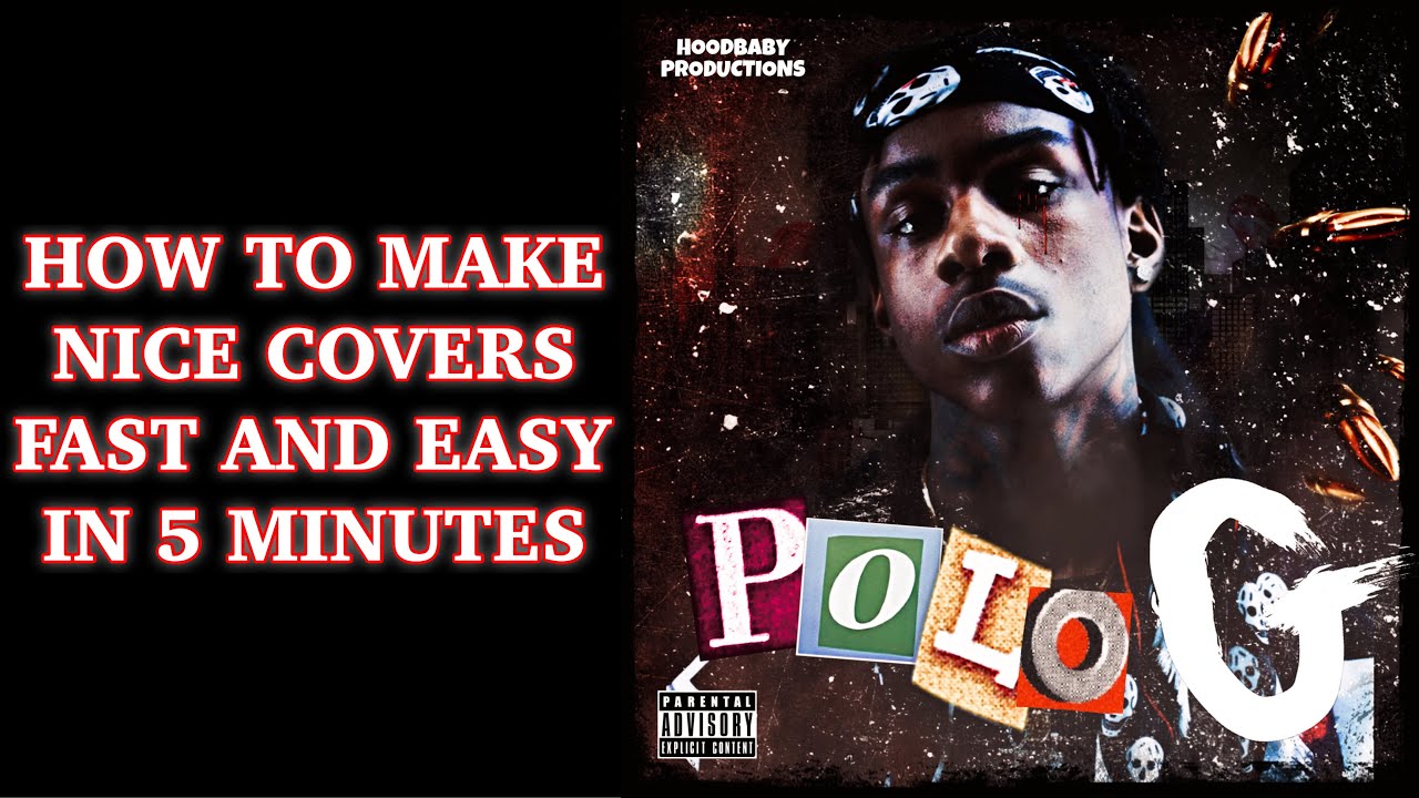 How To Make Good Cover Art on your Phone in 5 Minutes *Easy* IPHONE & Android (HoodBaby Productions)