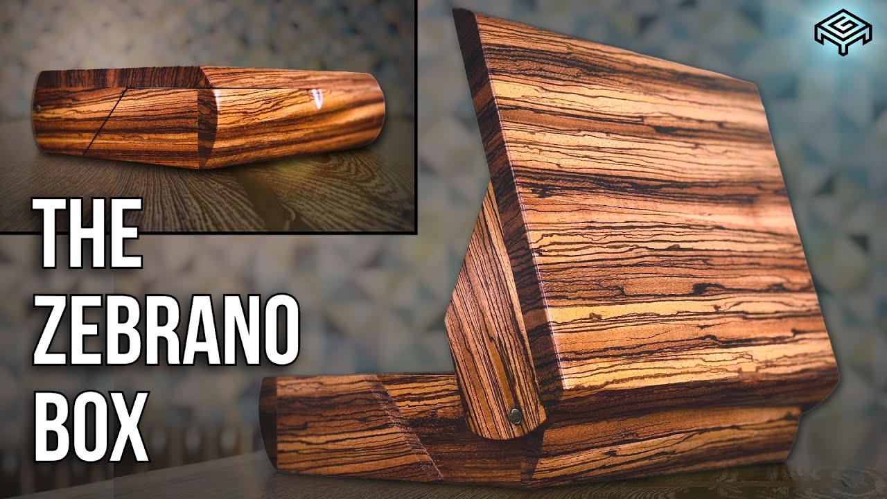 Making a Brass Hinged Zebrano Jewellery Box [Woodworking]