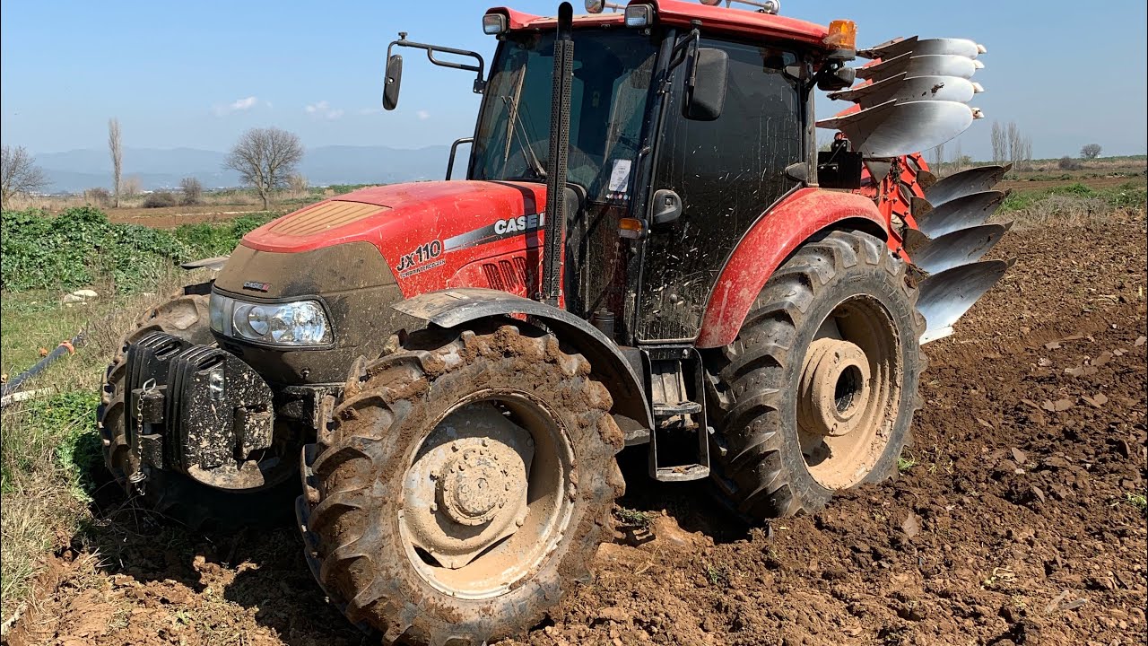 &Uuml;NL&Uuml; PULLUĞU RAHAT &Ccedil;EKİYOR - CASE IH JX110