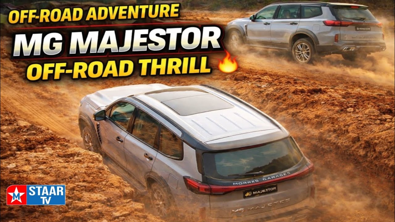 Exclusive Off-Road Experience Of The New MG Majestor Strength & Thrill 🚙💨 | M STAAR TV 