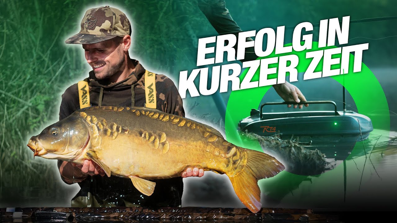 Mach mehr aus deiner Zeit! 🚀 Karpfenangeln mit dem Futterboot