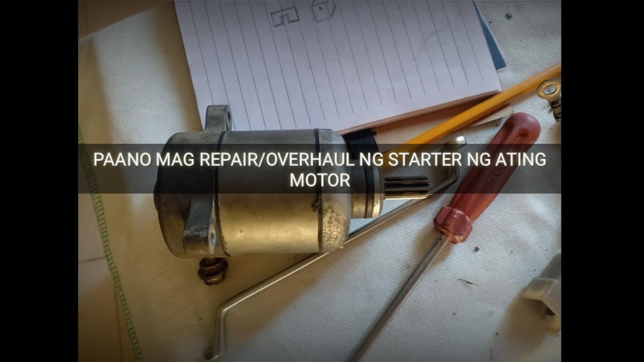 Electric starter repair/overhaul | WAVE/XRM 125,RAIDER 150