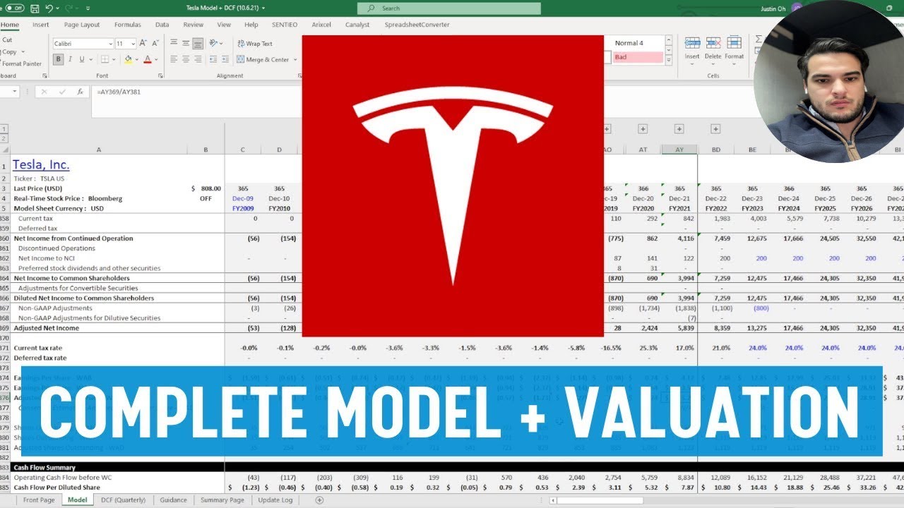 Tesla Valuation - DCF Completo do ZERO