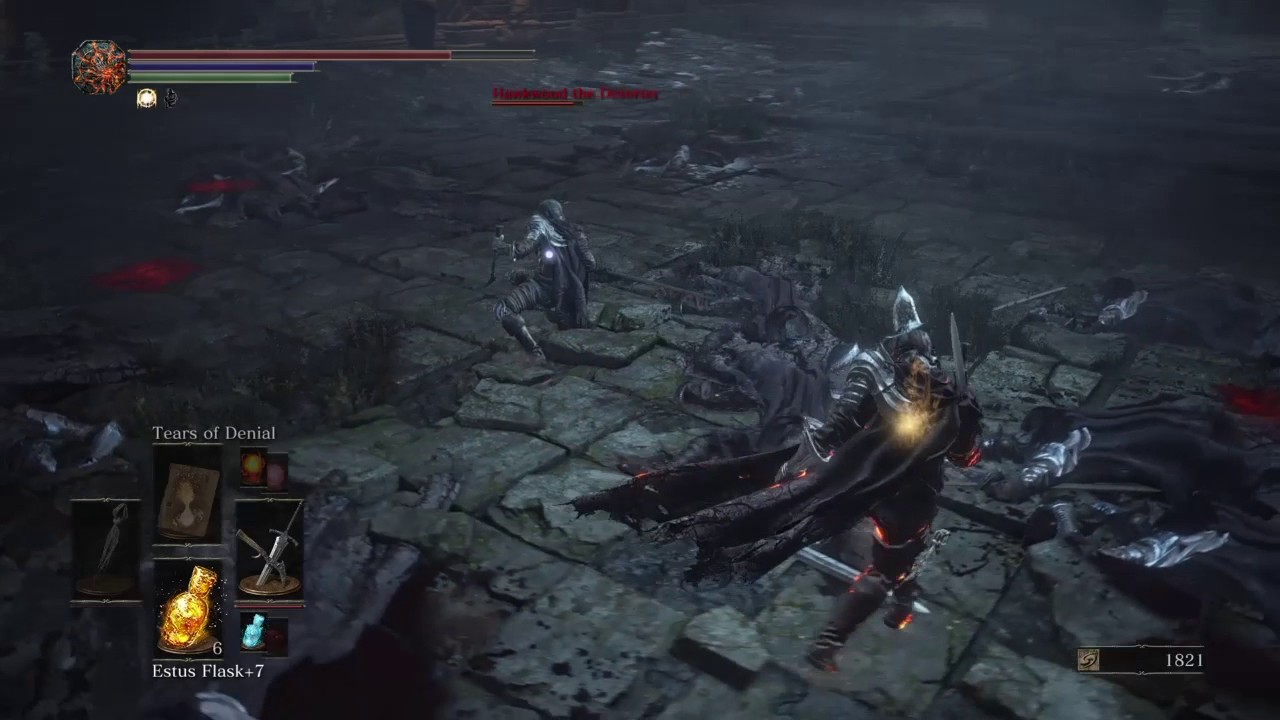 Dark Souls 3: Fighting Hawkwood