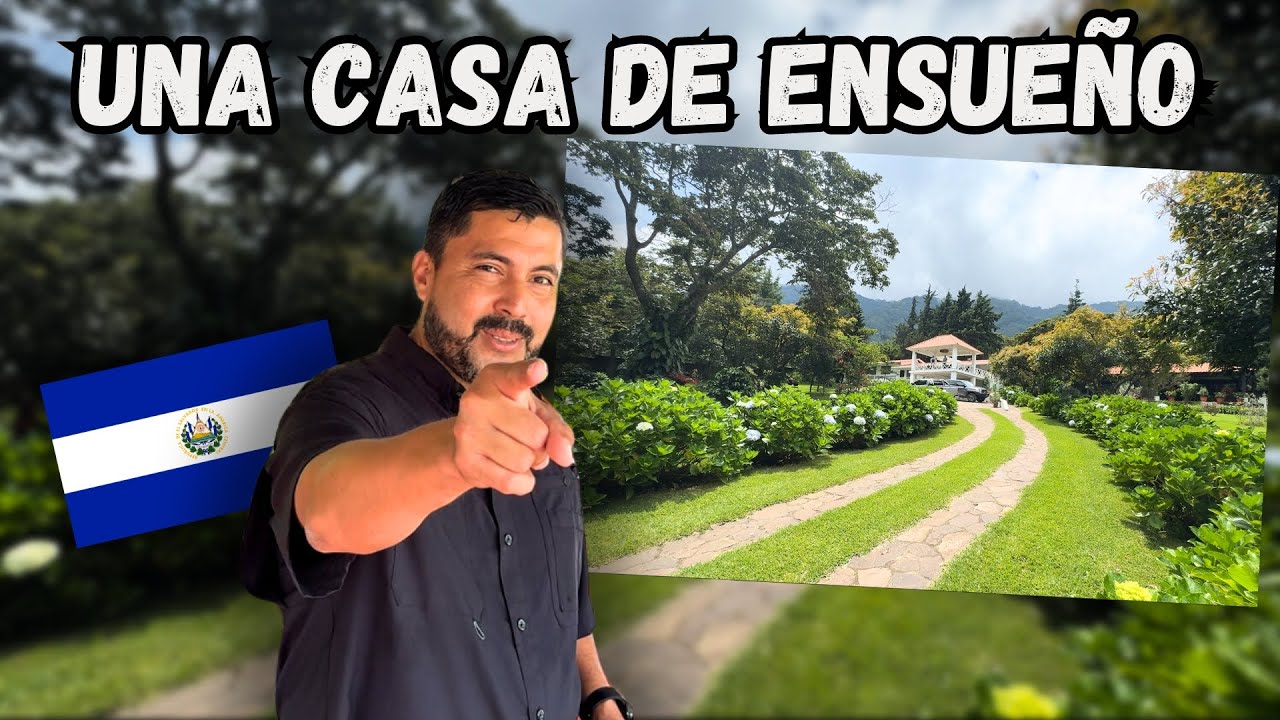 DIOS MIO!  Que CASA mas LINDA en APANECA El SALVADOR desde los $275