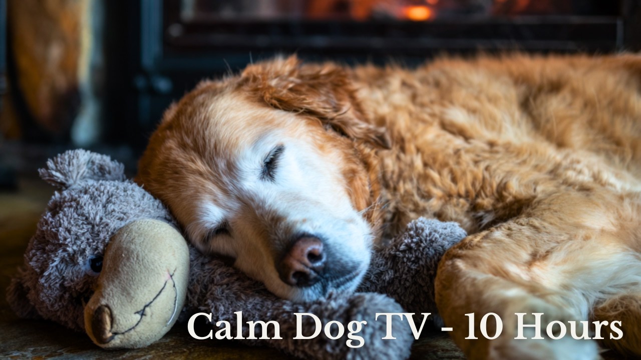 Calm Dog TV 🐶 | 10 Hours of Relaxing Visuals & Gentle Music for Dogs Home Alone