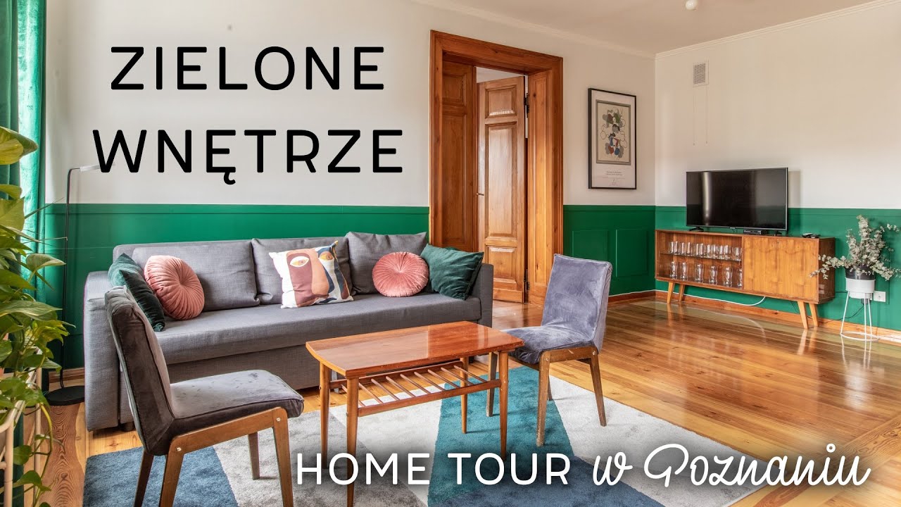 Zielone mieszkanie w kamienicy || HOME TOUR