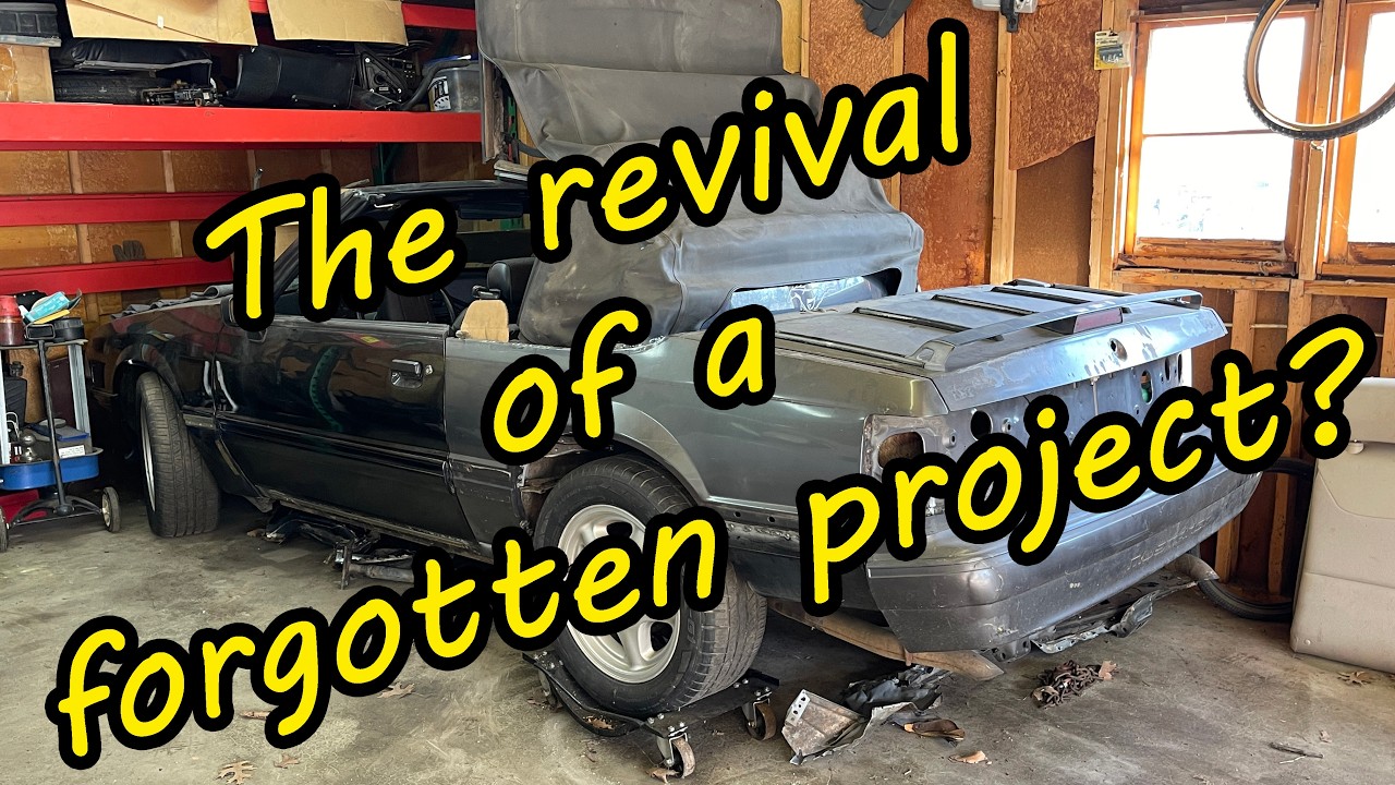 Rebuilding my forgotten, totaled, 1993 triple black, manual, Mustang GT convertible. Part 7