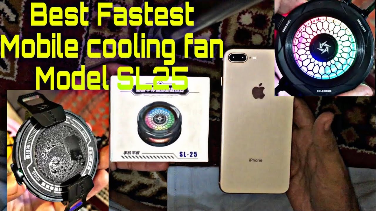 Pubg Best Fastest⚡️ Mobile Cooling🥶fan SL25 30 Seconds ma cooling ❤️unboxing💯