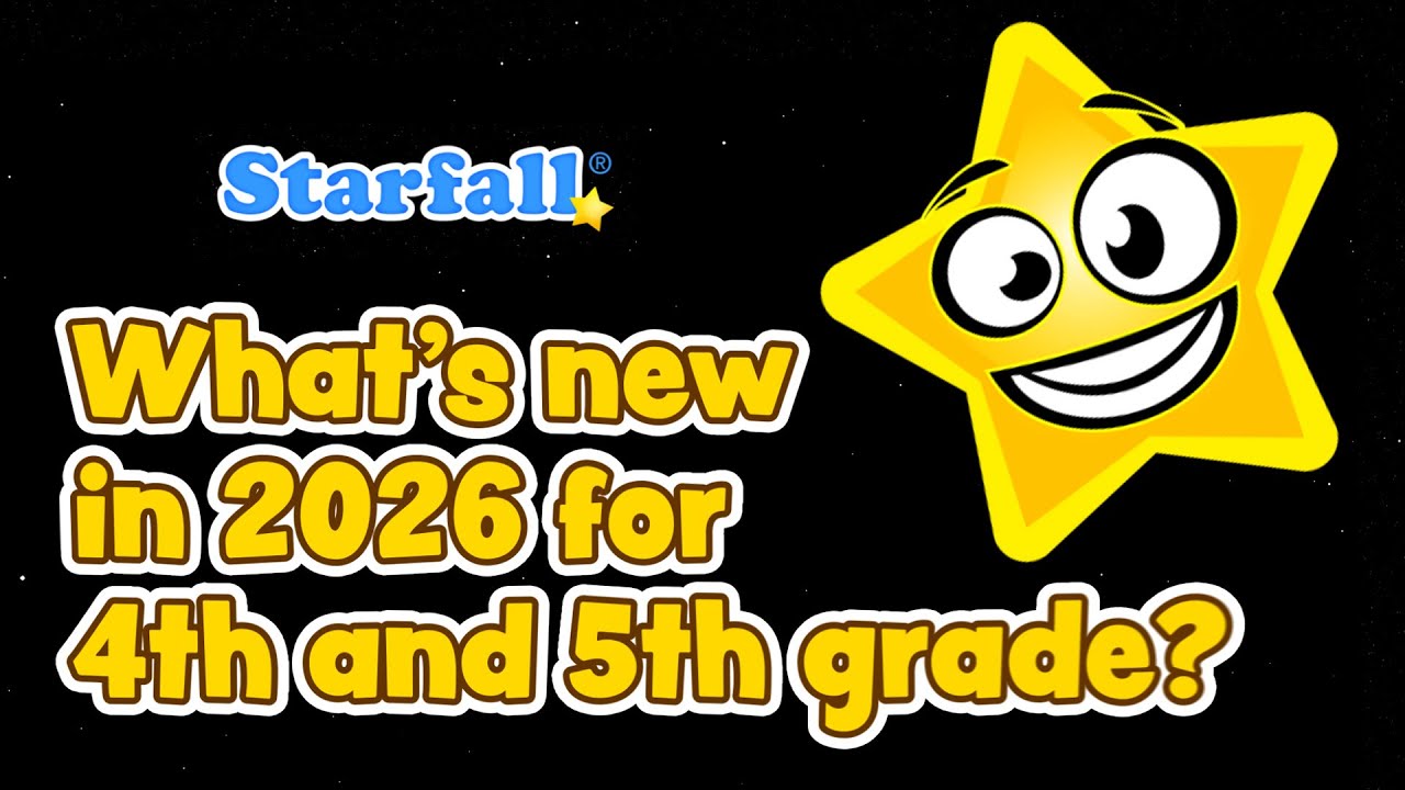 Новинка 2026 года для 4 и 5 классов на Starfall&trade;