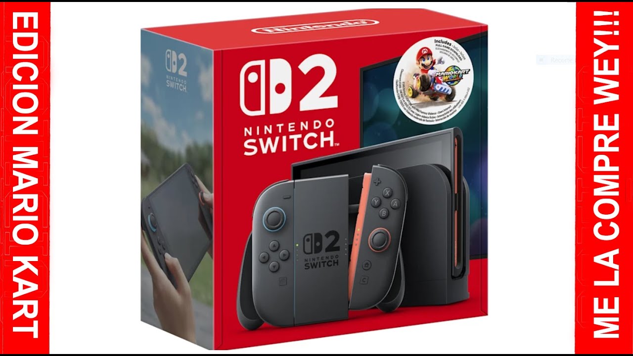 Me compre la Nintendo Switch 2 Wey!!!