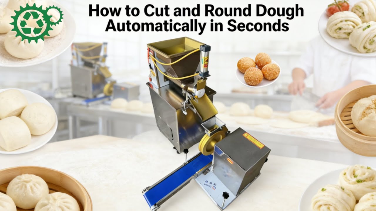 How to Quickly Make Almond Paste Balls Using a Dough Divider Rounder | Chapati Dough making machine