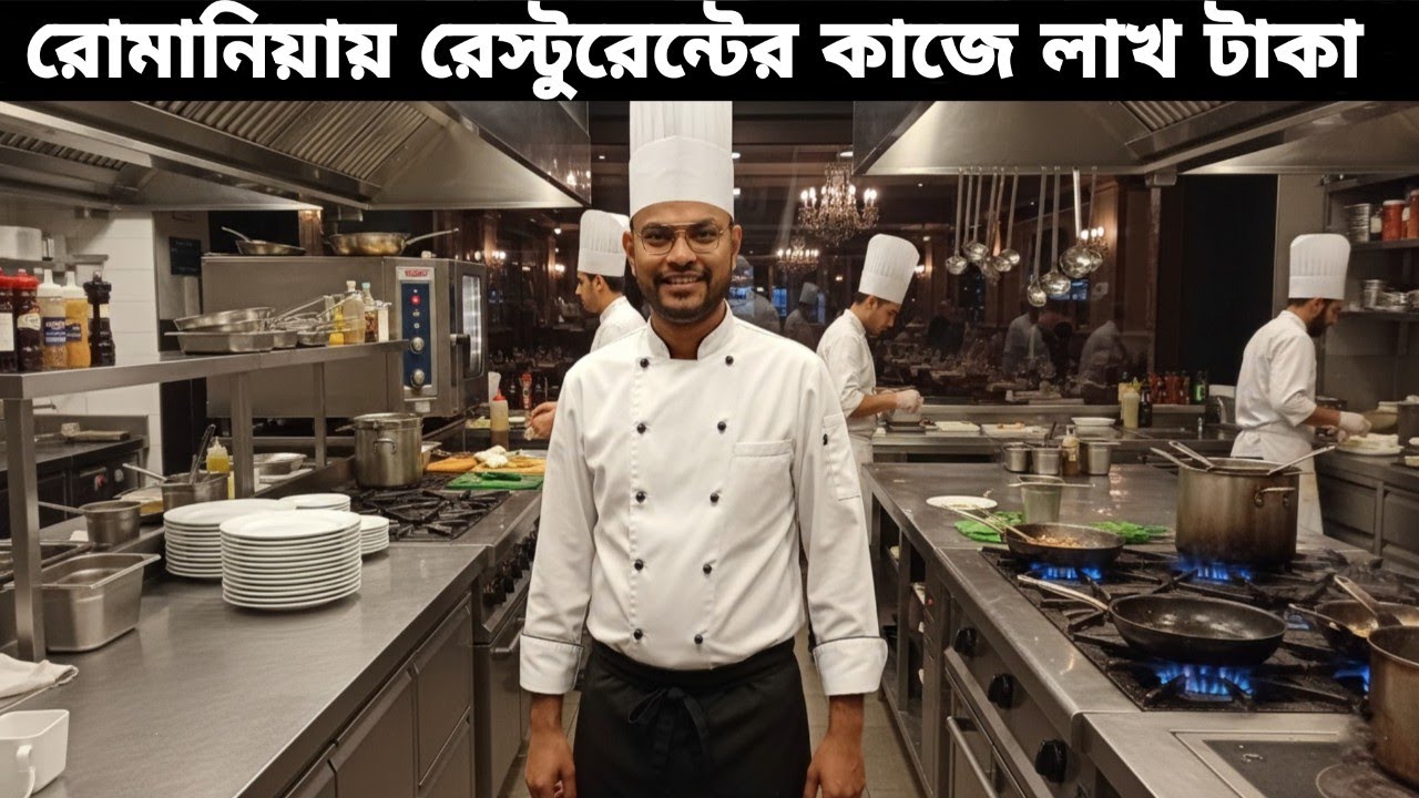 রোমানিয়ায় রেস্টুরেন্টের কাজে লাখ টাকা