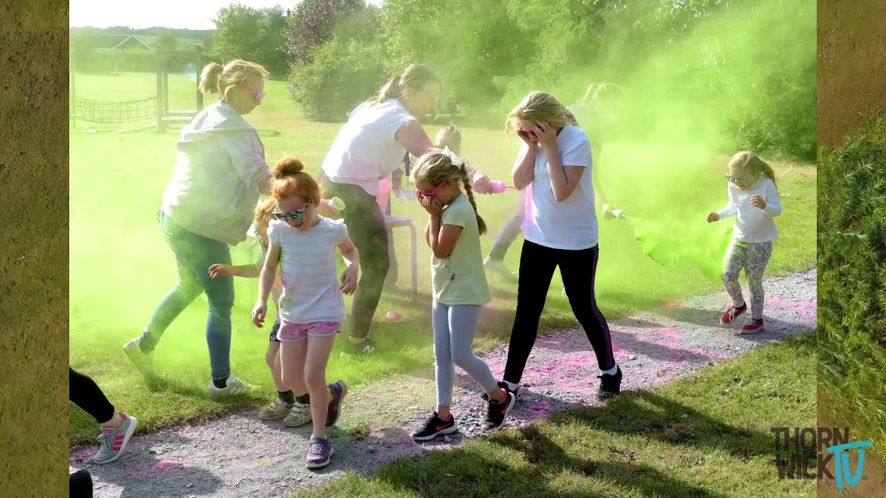 Flamborough School Colour Run 2019 - ThornwickTV