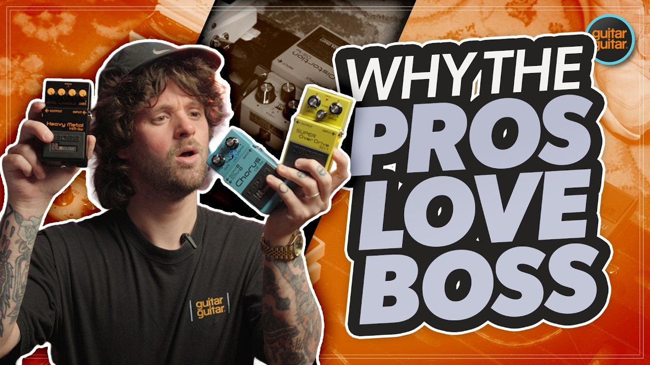 Педали Boss, которые обожают профессиональные гитаристы.