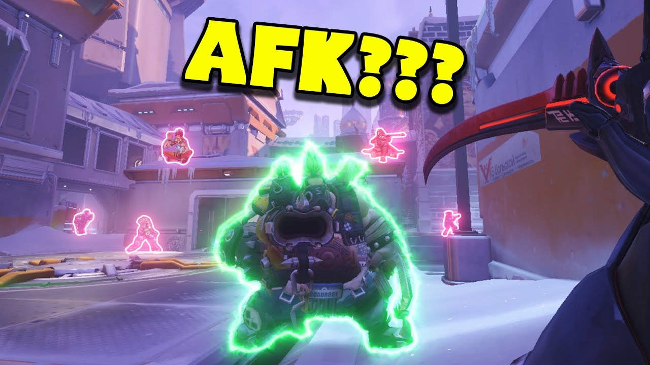 Genji Caught The WHOLE TEAM AFK?!? - Overwatch Funny Moments & Best Plays #114