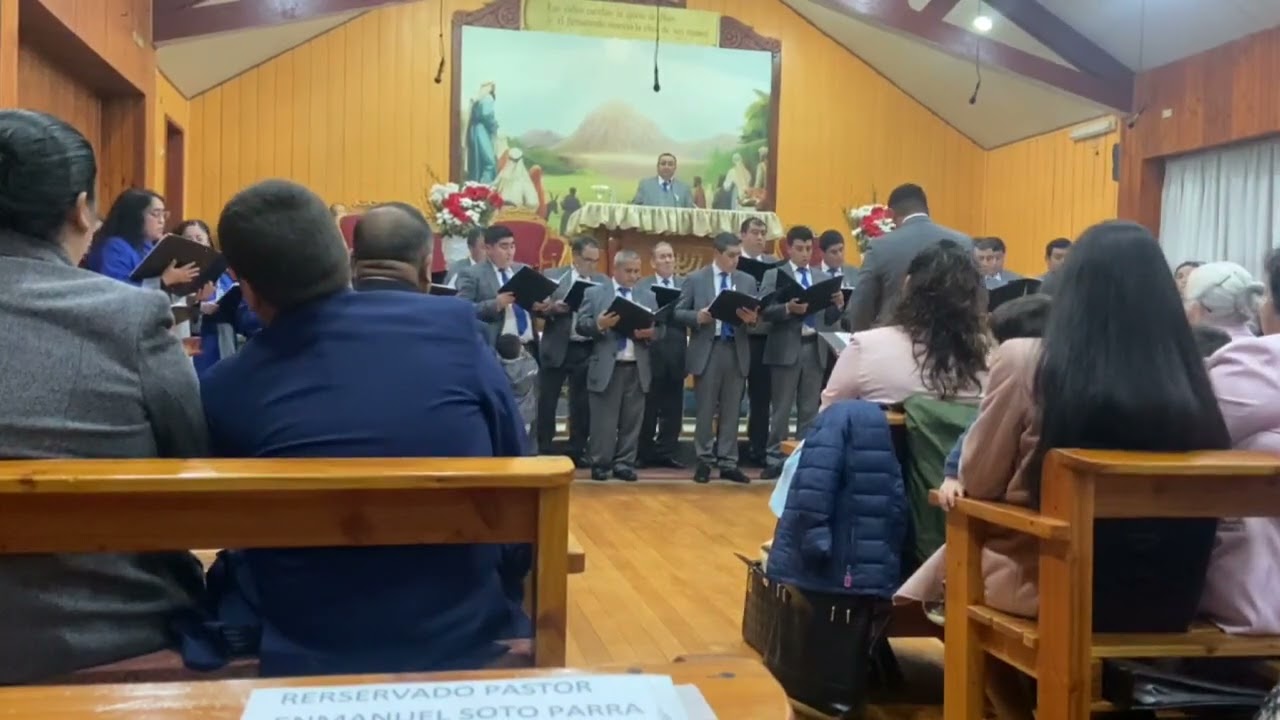 Por la mañana yo dirigo mi alabanza.  Coro IEP Purranque, Chile,  de visita en IEP Frutillar