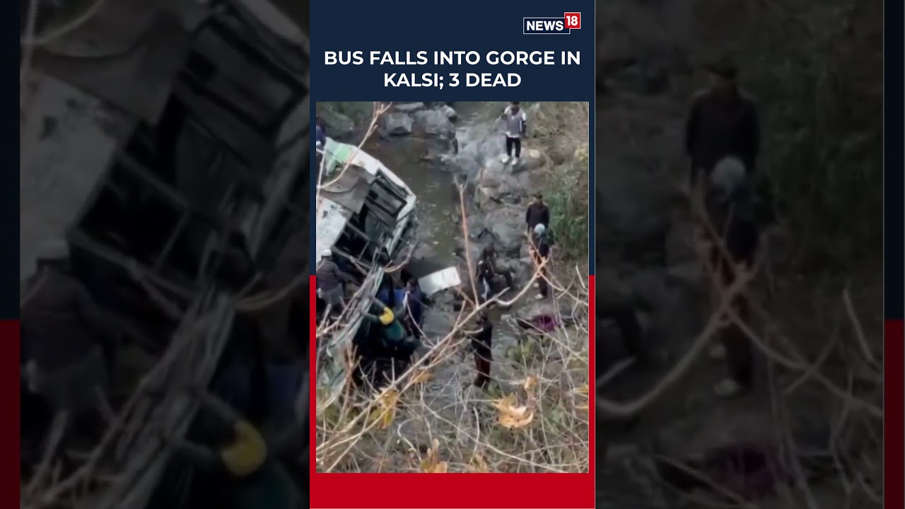TRAGEDY IN KALSI! 🚌 Himachal Roadways Bus Plunges into Deep Gorge | 3 Killed, Many Injured N18S