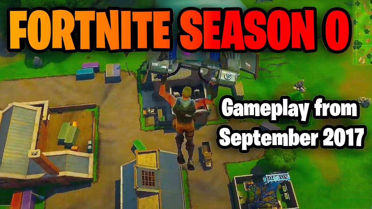 SEASON 0 - Fortnite: Battle Royale - FIRST GAME FIRST WIN