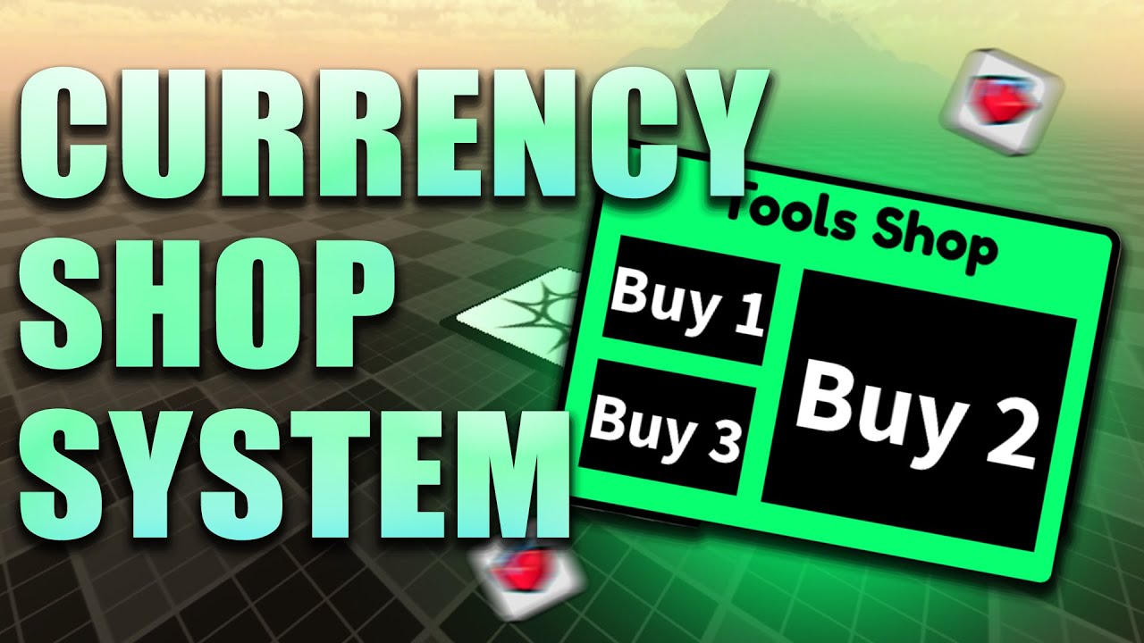 How to make a Currency Shop System in roblox studio! (For Free)