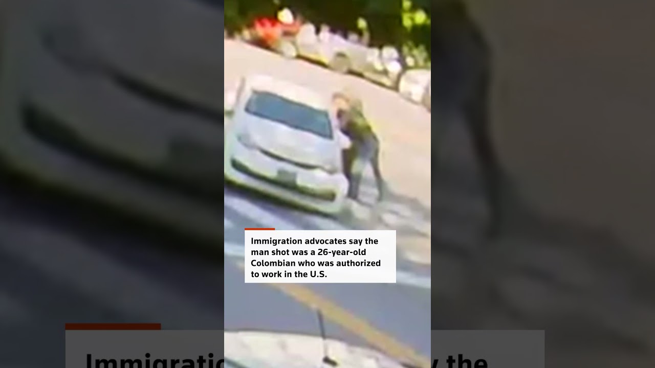Events around Maine ICE shooting captured by security camera