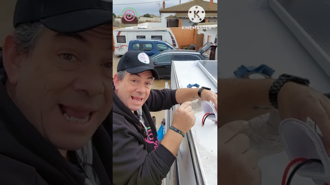 Instalación de placa solar 250w y regulador solar mppt 20amp eveper.