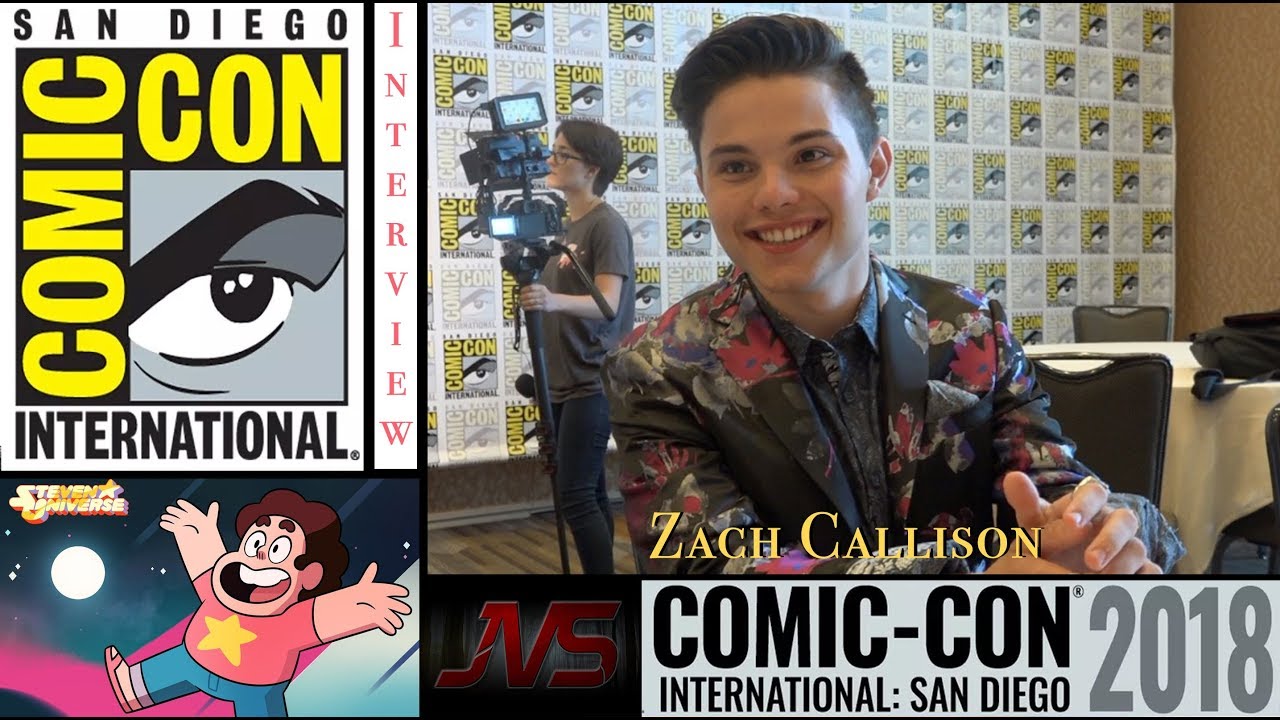 INTERVIEW with ZACH CALLISON (Voice of Steven) on STEVEN UNIVERSE (Season 5 & Beyond) #SDCC2018