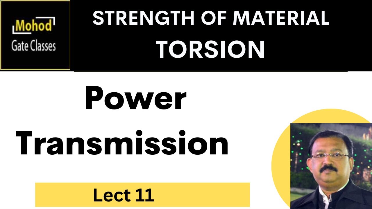 Torsion 11 Transmission of Power