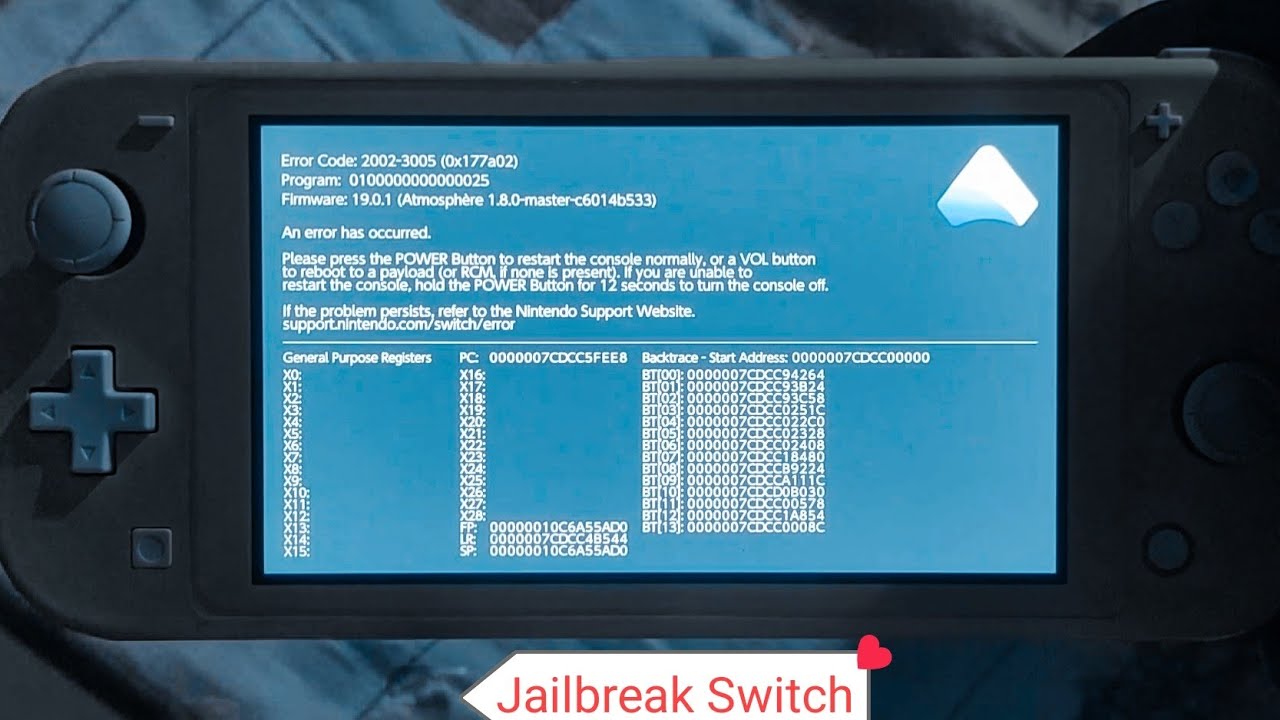 [ Solved ] Error Code 2123-0011 Program: 0100000000025 | Nintendo switch jailbreak (2025)