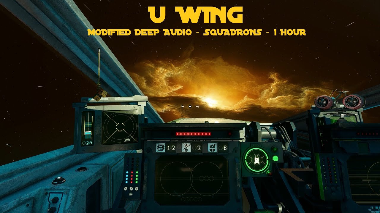 Star Wars Ambience - UT-60D U-Wing (Squadrons) Deep Audio Cockpit Sound 1 Hour