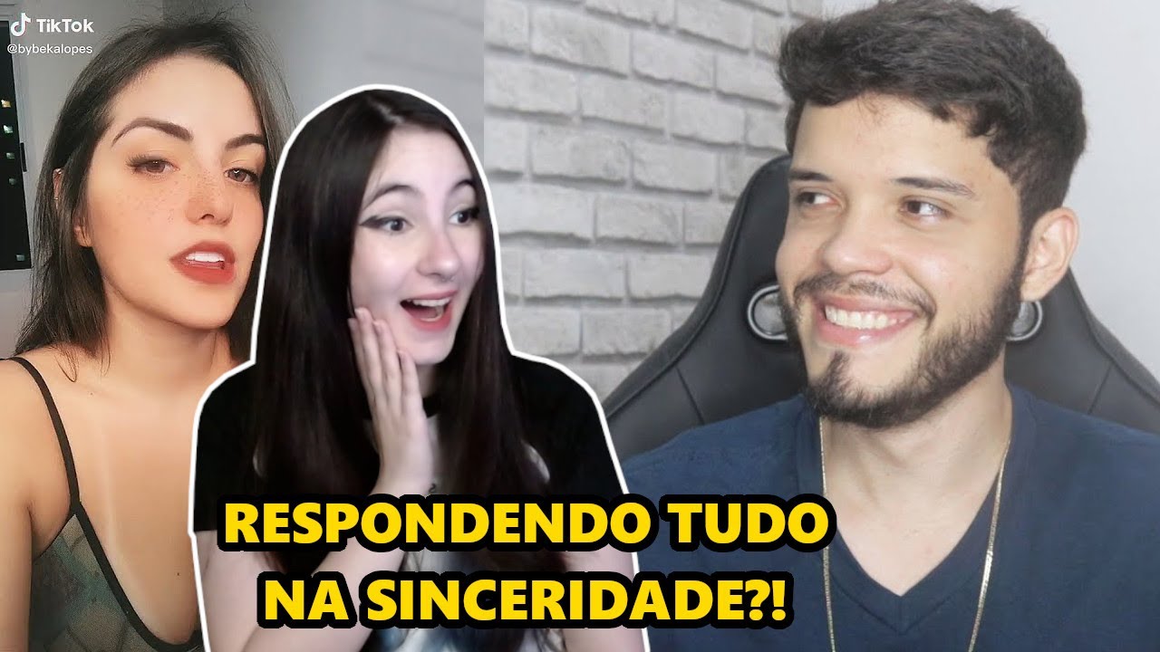 CATIA REAGINDO A Respondendo mulheres na sinceridade total 100% ultra power