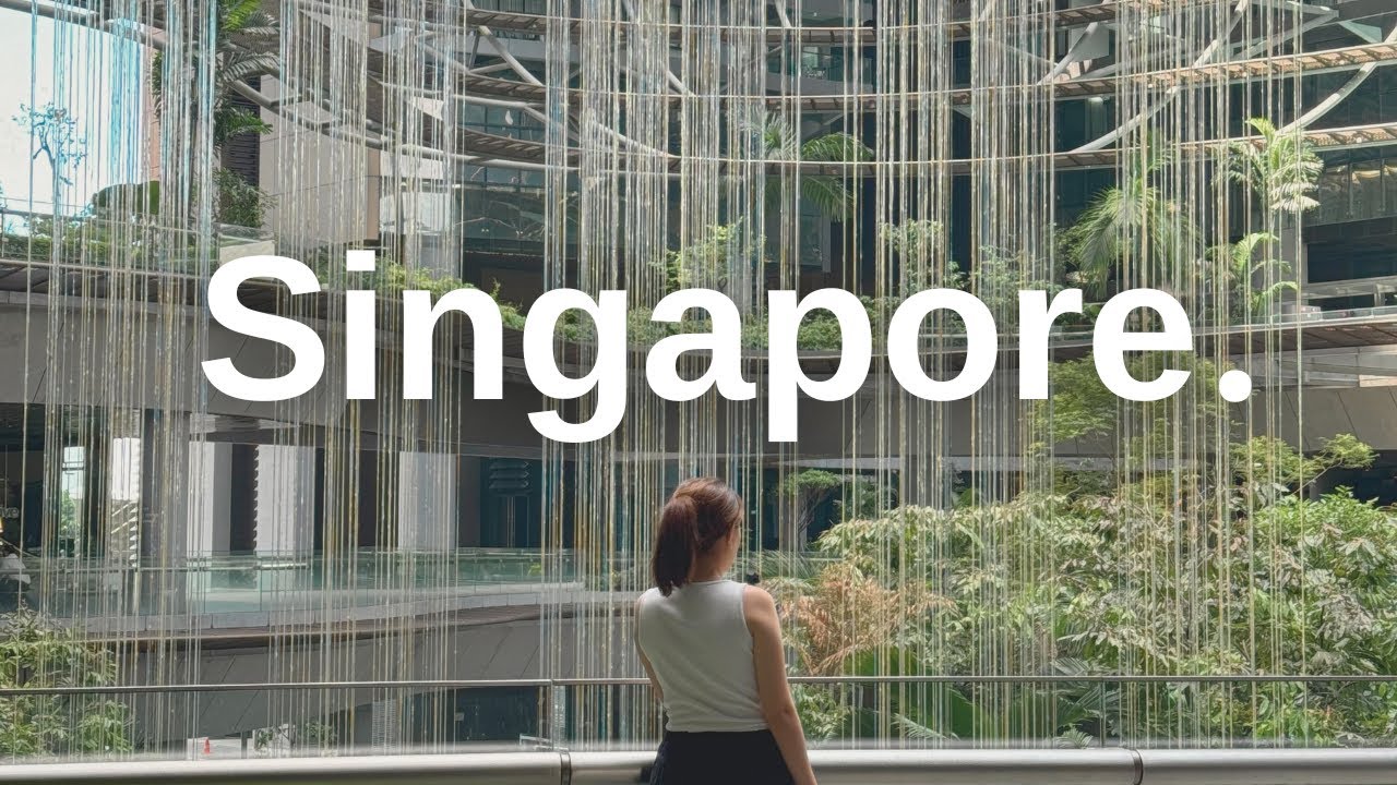 5 days in SINGAPORE | eating and exploring, hawker center, light shows, cloud forest, sentosa