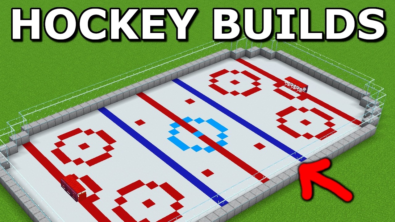 Minecraft: 15+ Hockey/NHL Build Hacks!