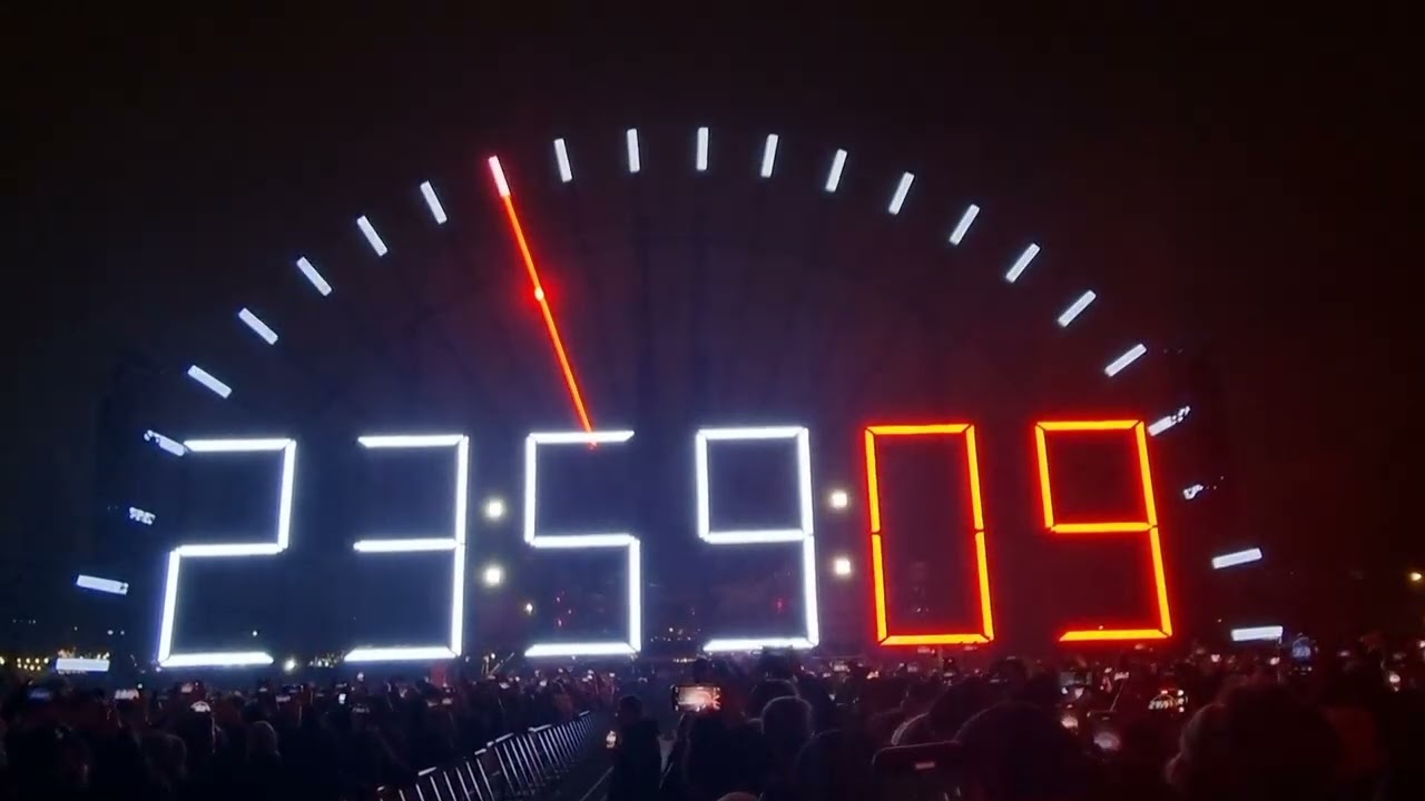 Amsterdam New Year's firework 2025 at Museum plein