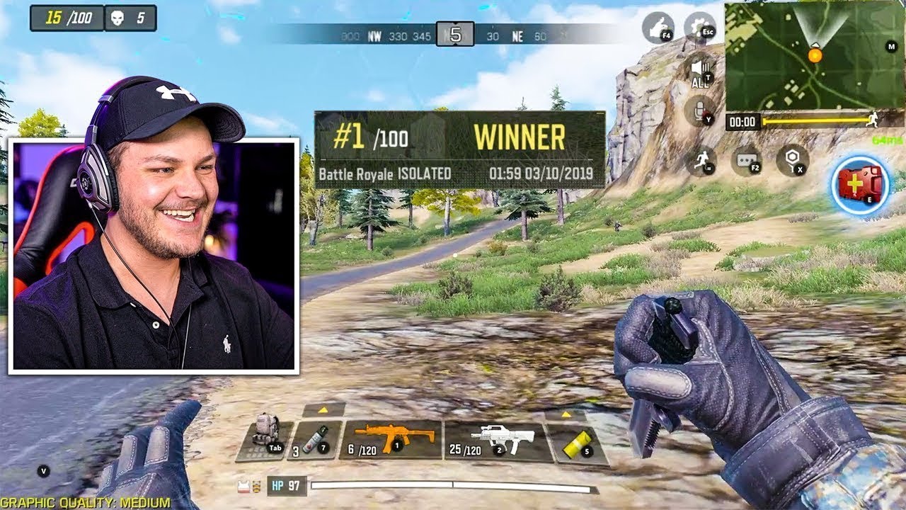 Удар ножом можно делать только в Call Of Duty Mobile BR 😂