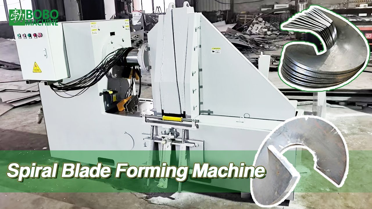 Manganese Steel Sectional Screw Blade Cold Rolling Mill Forming Machine