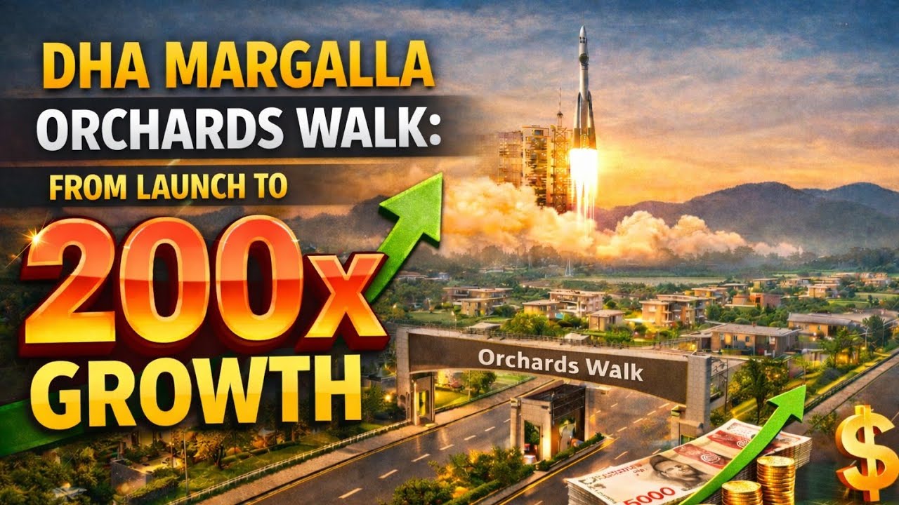 DHA Margalla Orchard Walks: From Launch to 200x Growth – Reality of the Market | DHA Islamabad