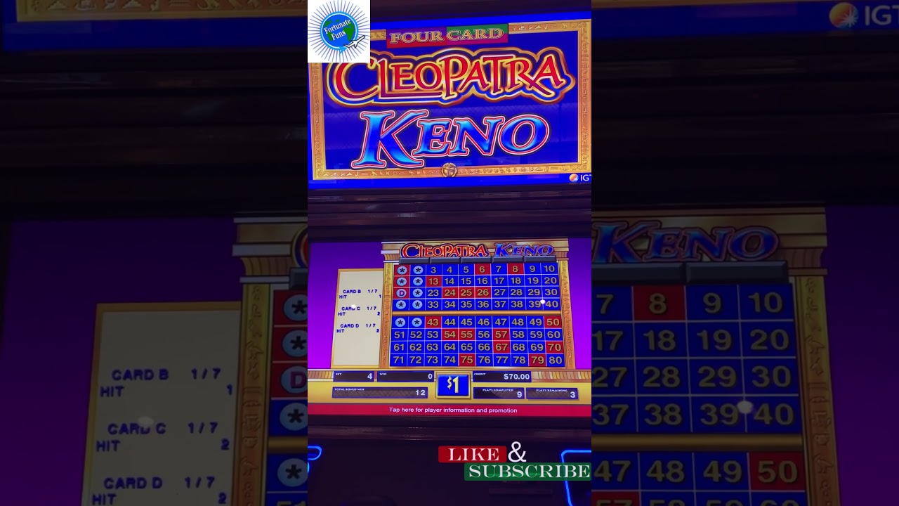 Cleopatra Keno Bonus 2 Hard Rock Tampa May 5, 2023