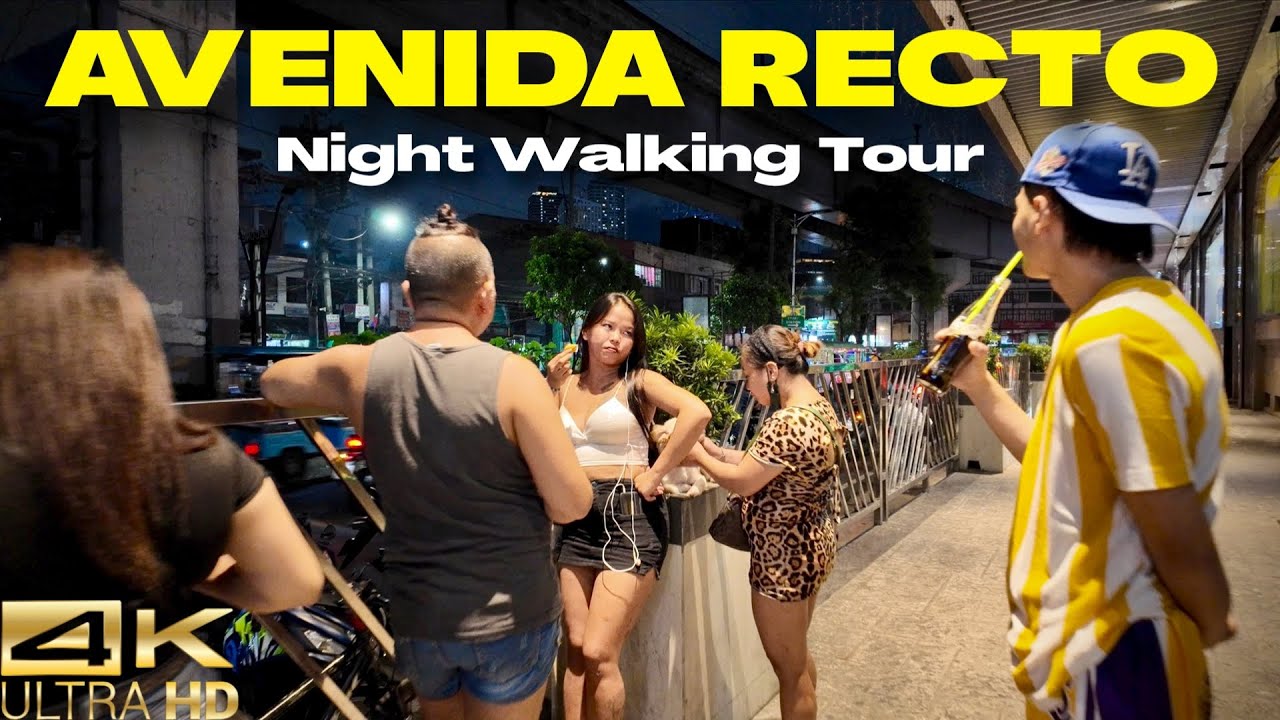 AVENIDA RECTO Night Walking Tour | Manila After Dark [4K] 🇵🇭