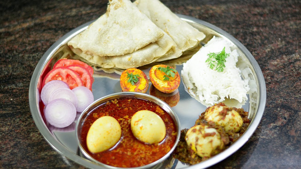 स्पेशल अंडा थाळी | Anda Thali | Egg Thali | Egg Recipe | Maharashtrian Recipes