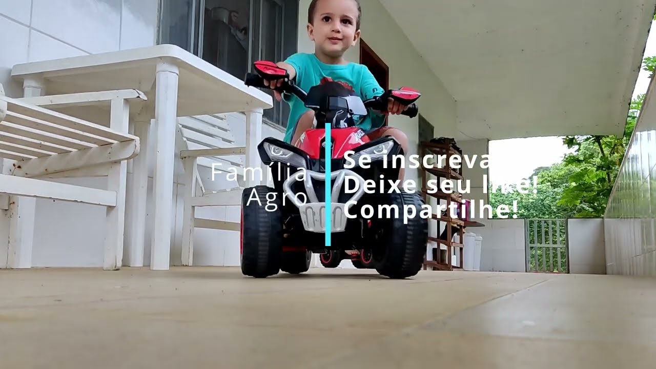 Montagem mini quadriciclo elétrico 6v Imporway