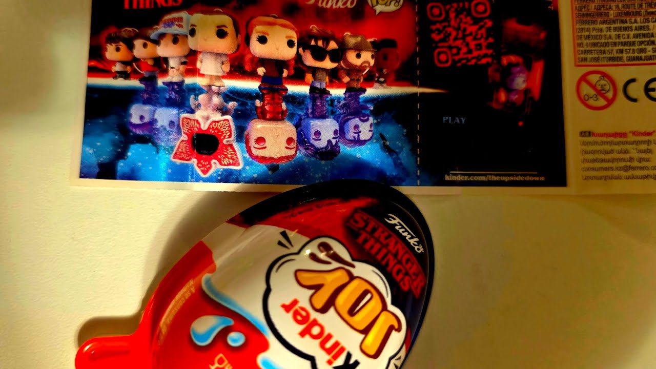 Kinder Joy - STRANGER THINGS (unpacking) code