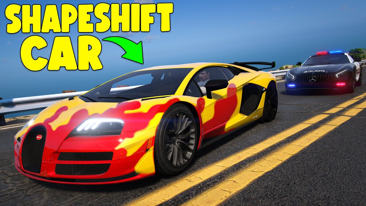 Robbing Banks Using Shapeshifting Car in GTA 5 RP..