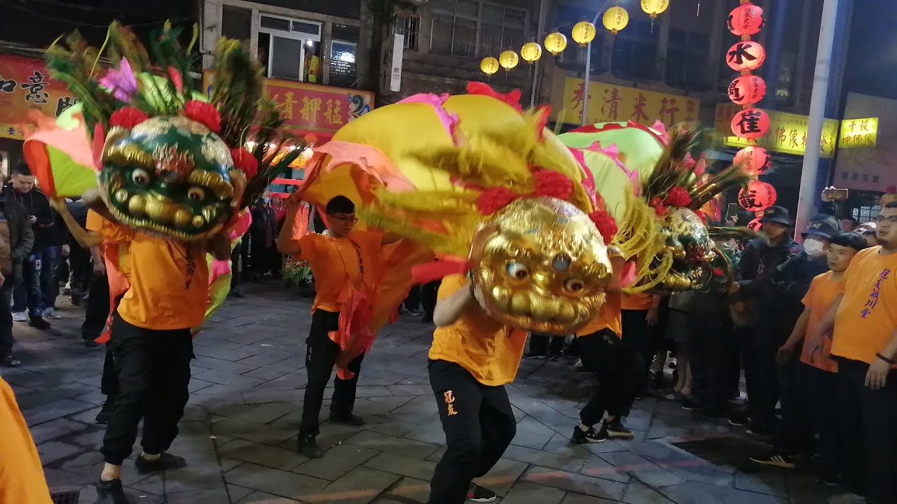 【冠友穎川堂-金獅團】~109艋舺青山宮靈安尊王步行傳香回駕遶境