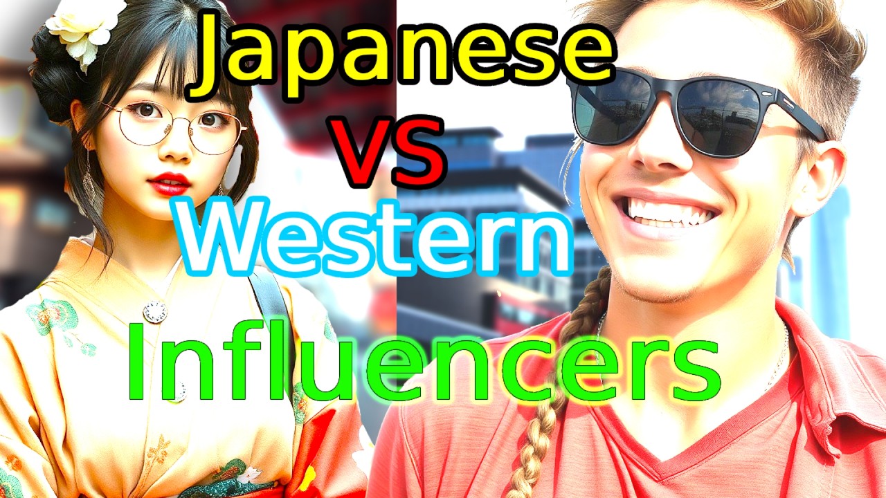 The difference between Western and Japanese  influencers