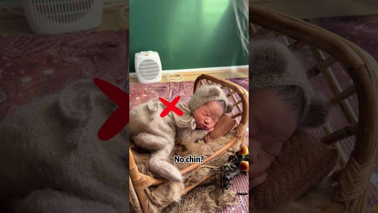 How I get 3 looks in 1 setup for newborn baby in home photo shoot #photography
