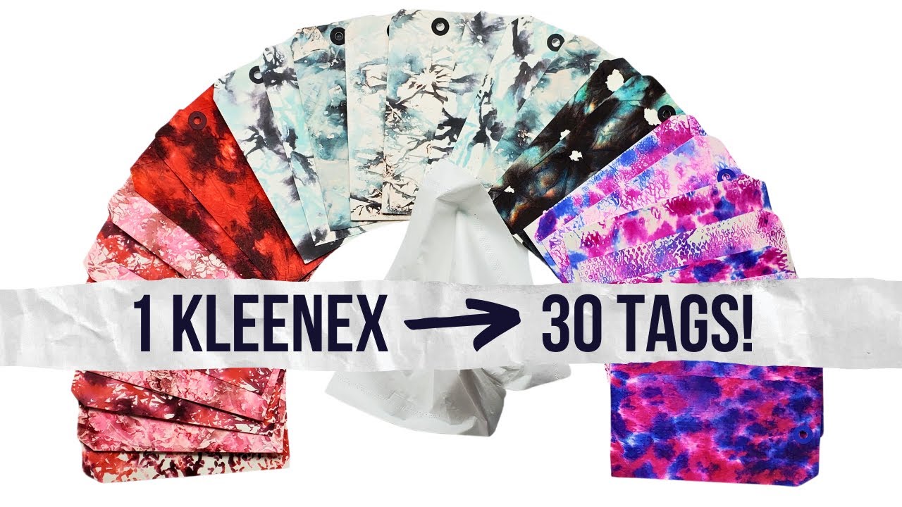 Printing with Kleenex! Stunning Results using Tissue, Alcohol Ink and a Gel Plate | Easy and Fun